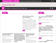 Tablet Screenshot of livingadivalife.com